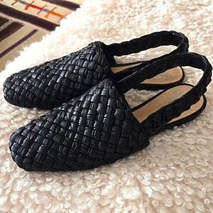 Vince Camuto black slides shoes flats black size 8